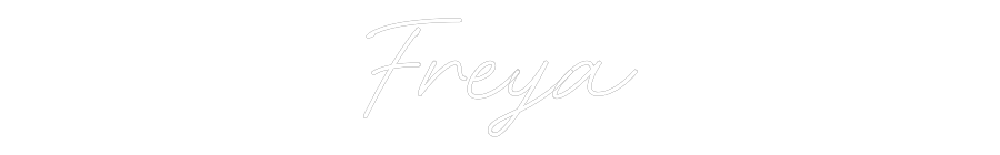 Anpassad neon: Freya