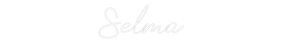 Anpassad neon: Selma