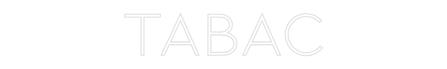 Anpassad neon: TABAC