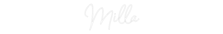 Anpassad neon: Milla