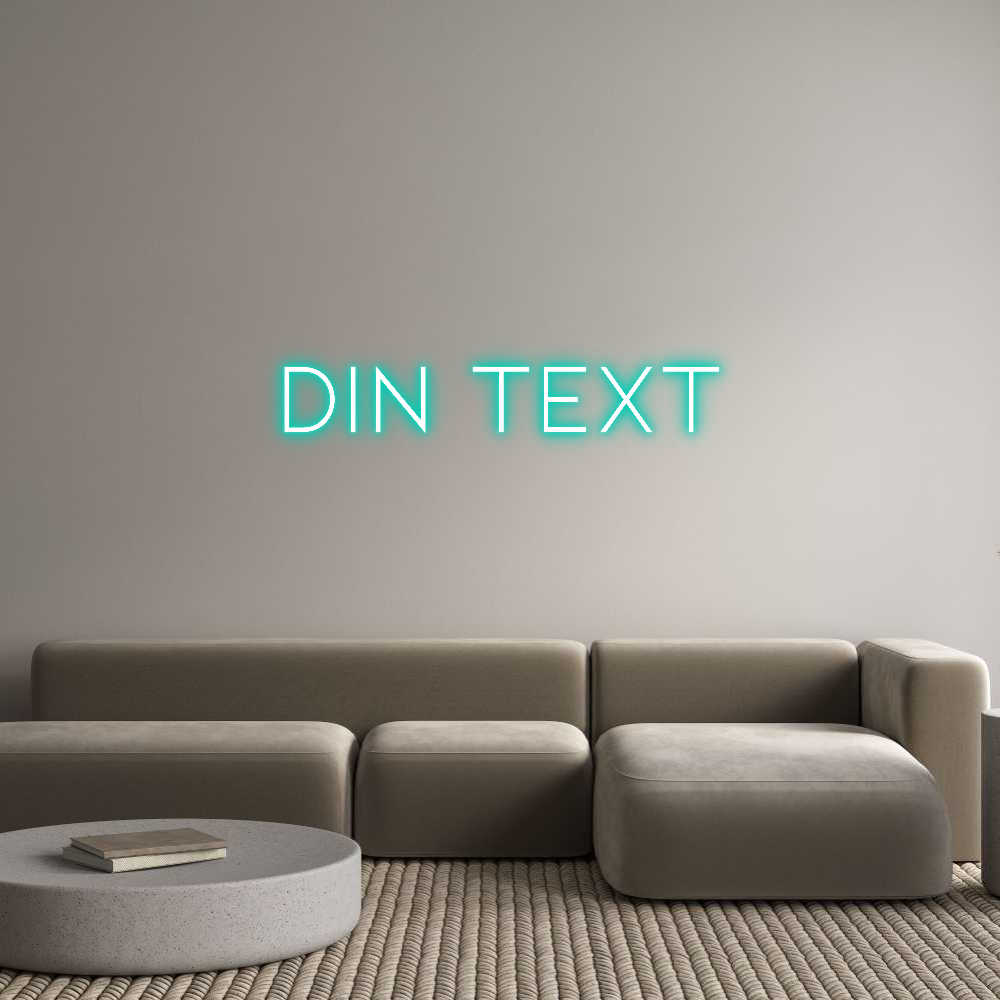 Anpassad neon: Din text