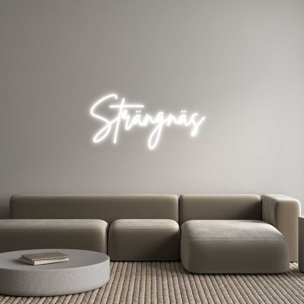 Anpassad neon: Strängnäs