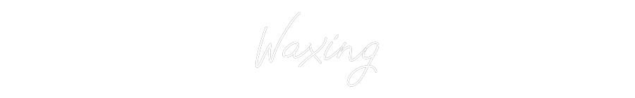 Anpassad neon: Waxing