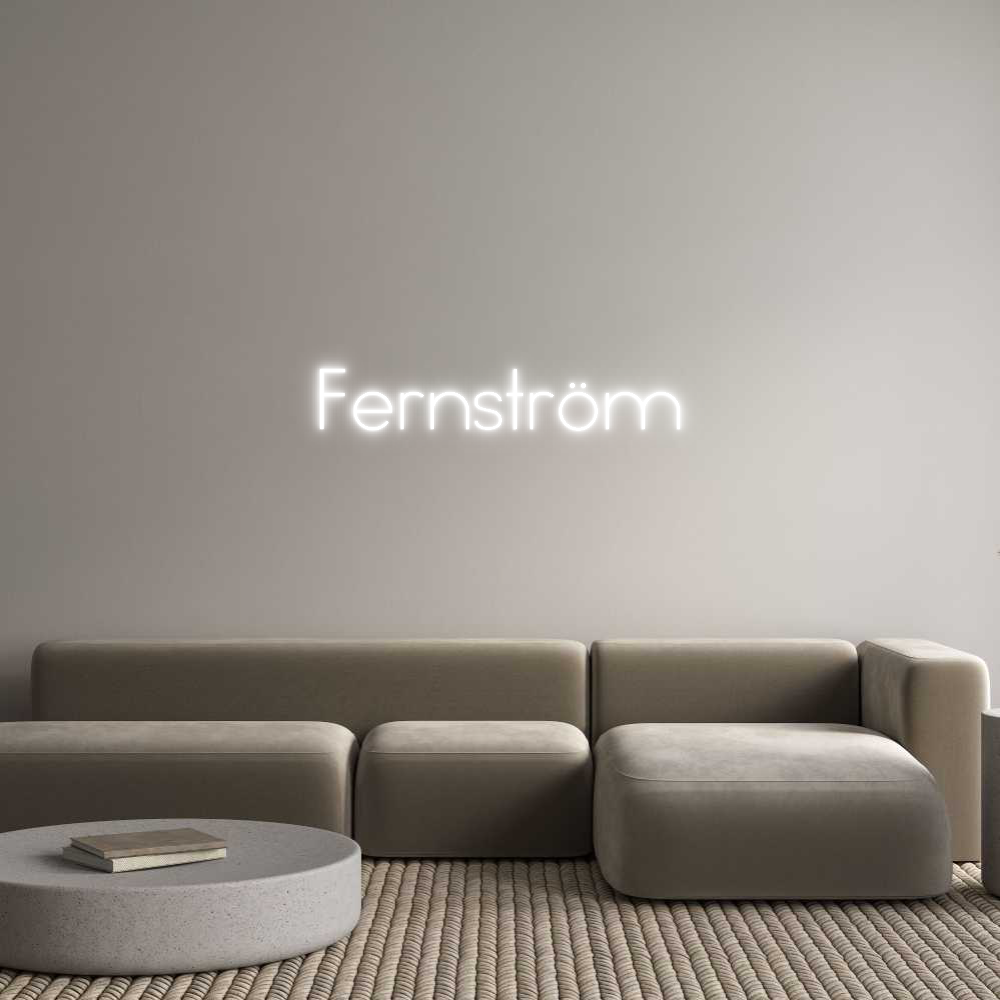 Anpassad neon: Fernström