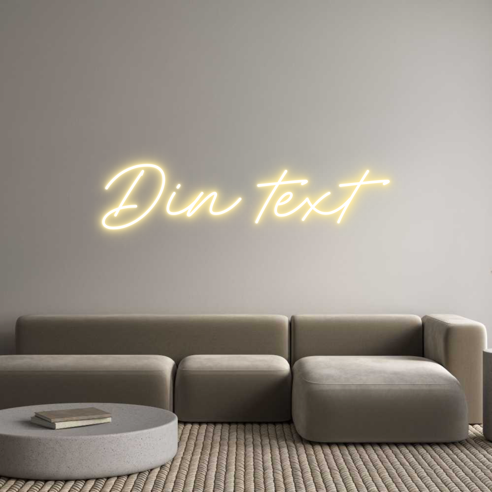 Anpassad neon: Din text