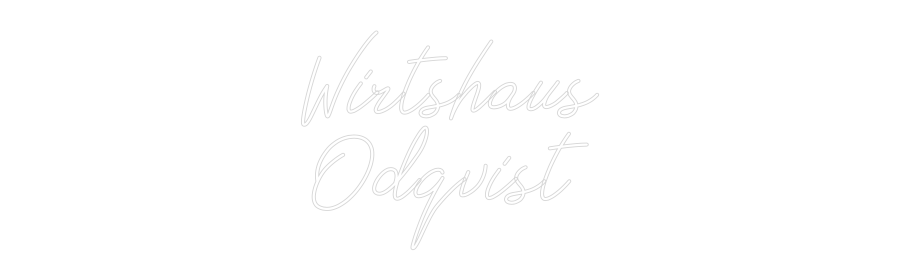 Anpassad neon: Wirtshaus
Od...