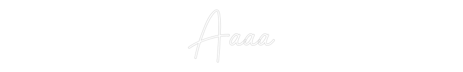 Anpassad neon: Aaaa