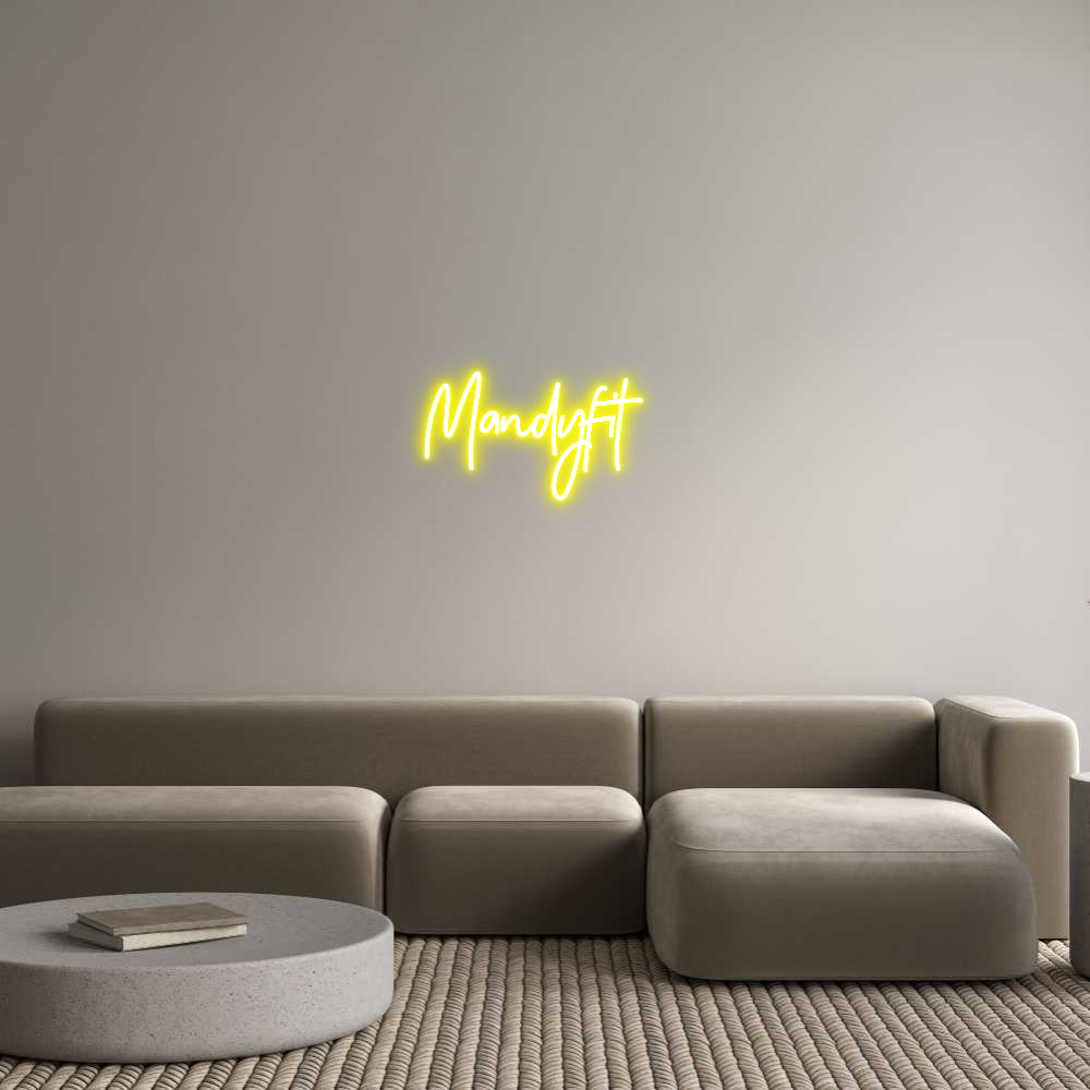 Anpassad neon: Mandyfit