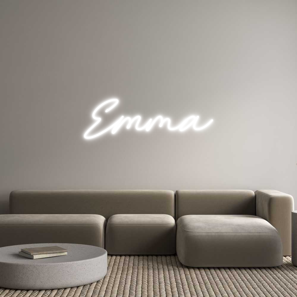 Anpassad neon: Emma