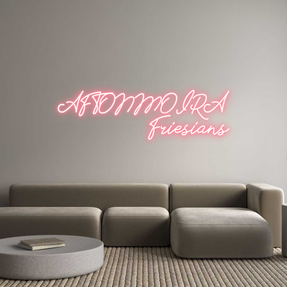 Anpassad neon: AFTONMOIRA
F...