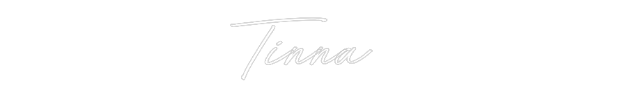 Anpassad neon: Tinna