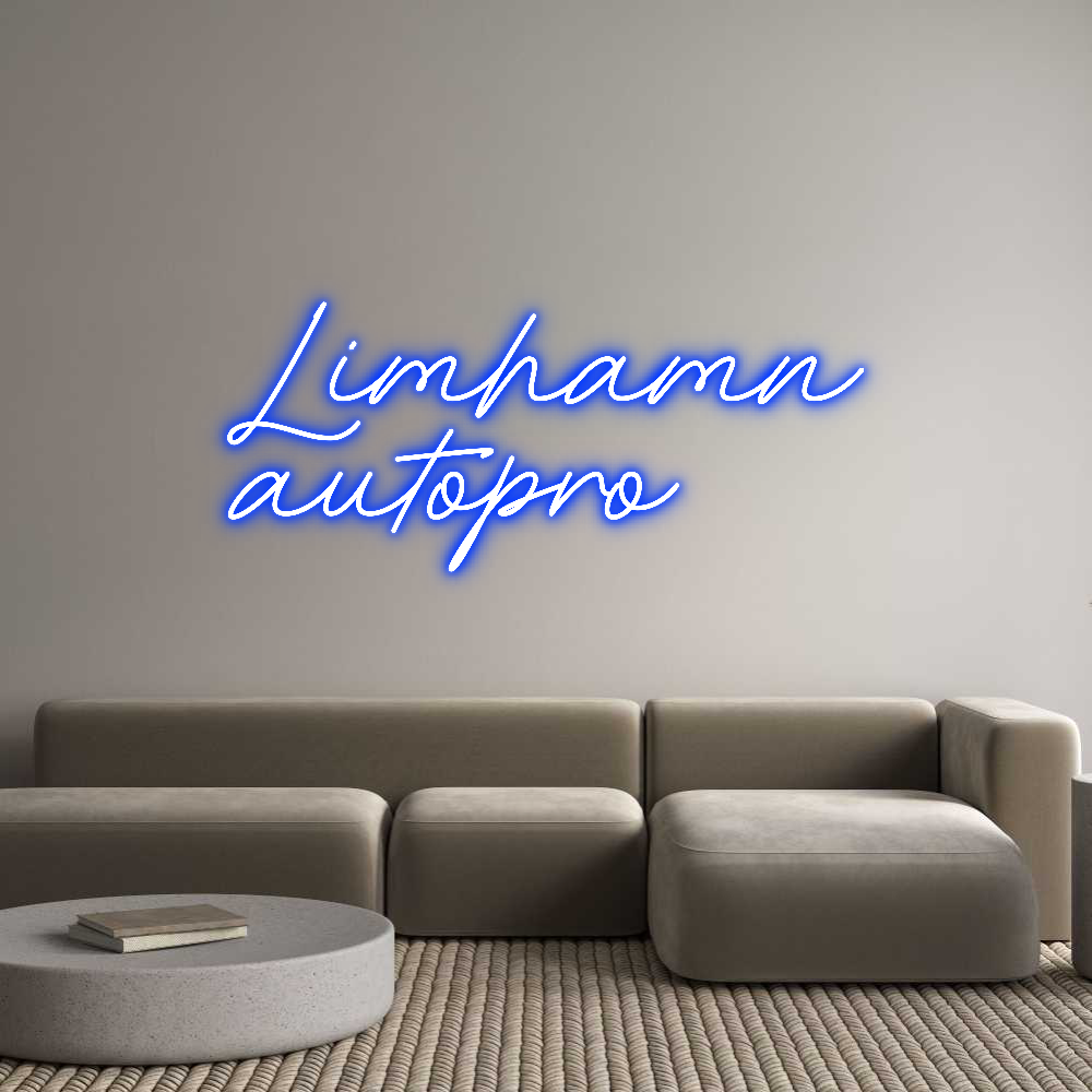 Anpassad neon: Limhamn
auto...