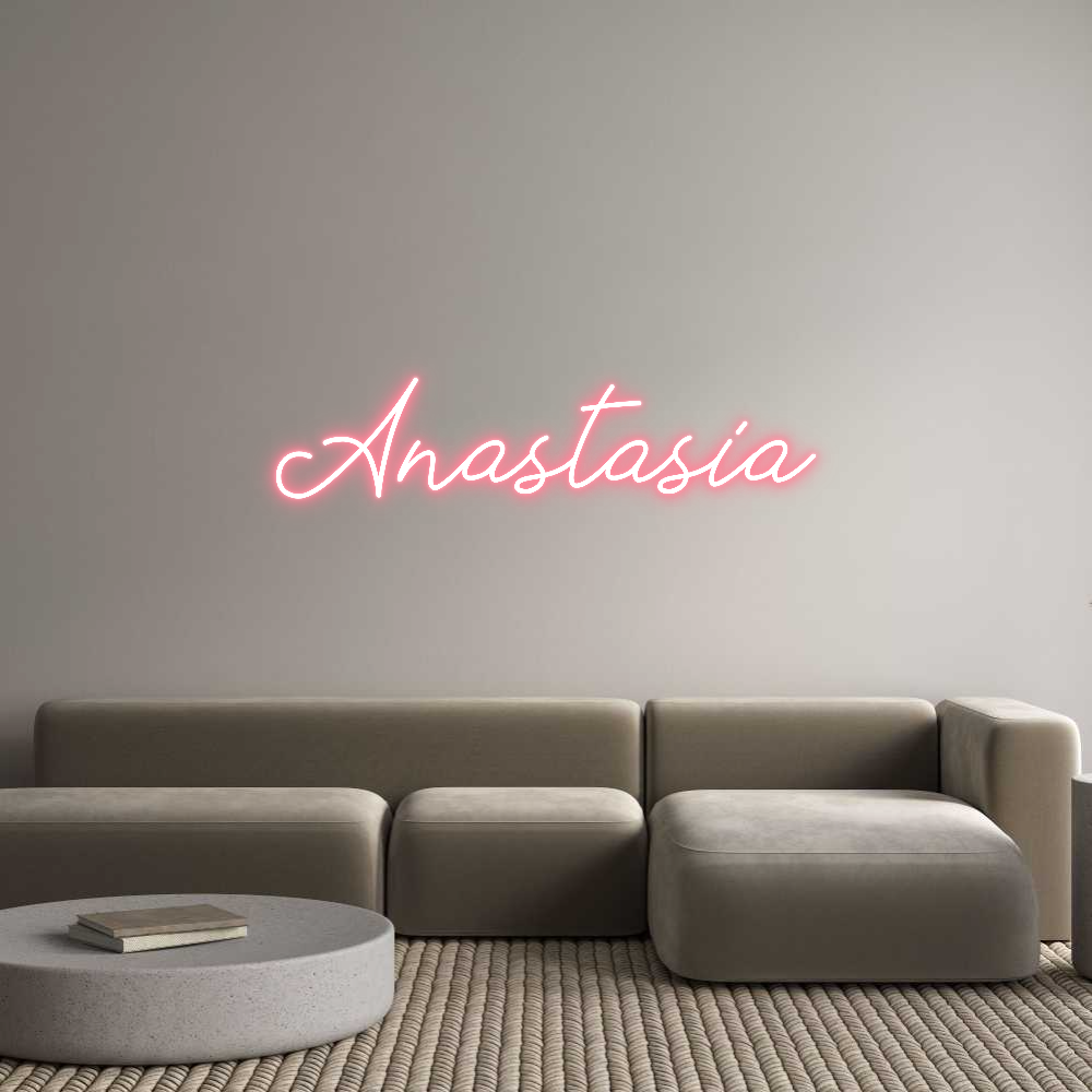 Anpassad neon: Anastasia