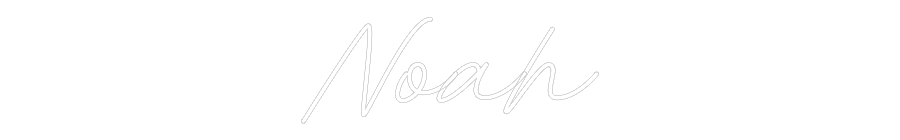 Anpassad neon: Noah