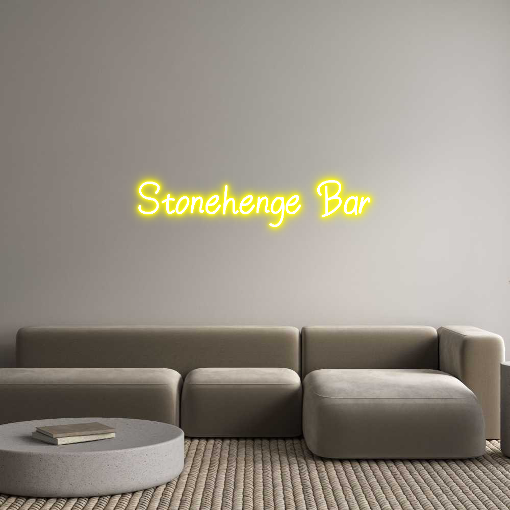 Anpassad neon: Stonehenge Bar