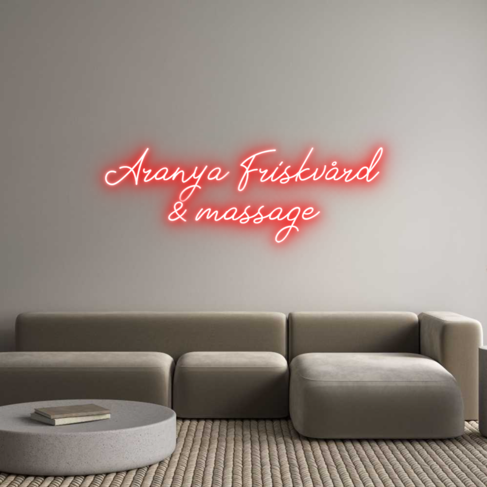 Anpassad neon: Aranya Friskv...