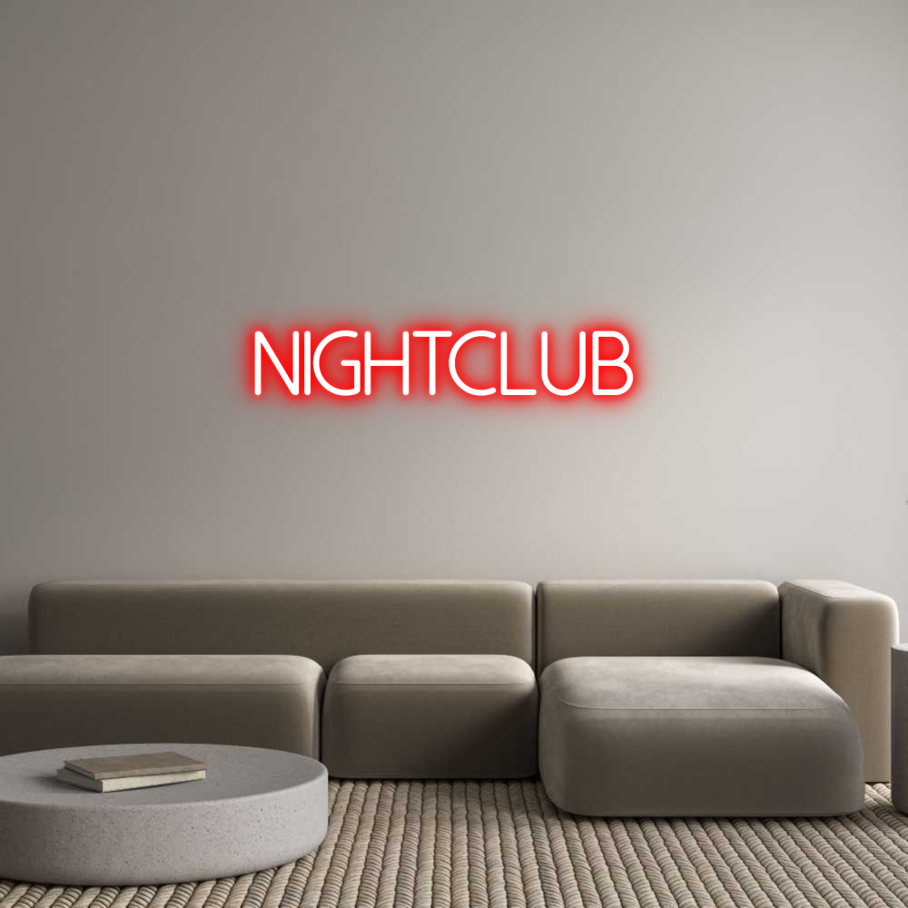 Anpassad neon: Nightclub