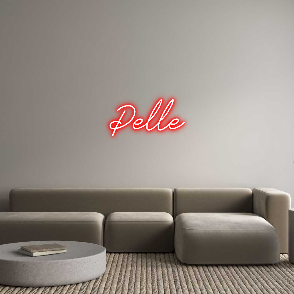 Anpassad neon: Pelle
