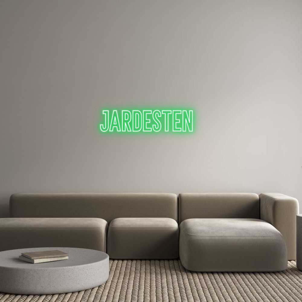 Anpassad neon: Jardesten