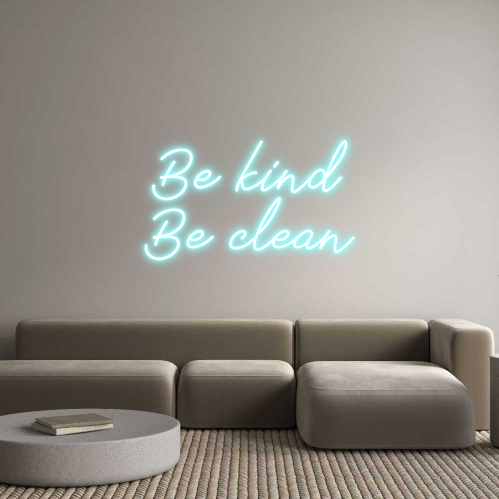Anpassad neon: Be kind
Be c...