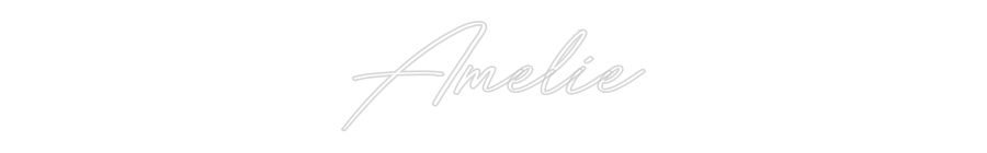 Anpassad neon: Amelie