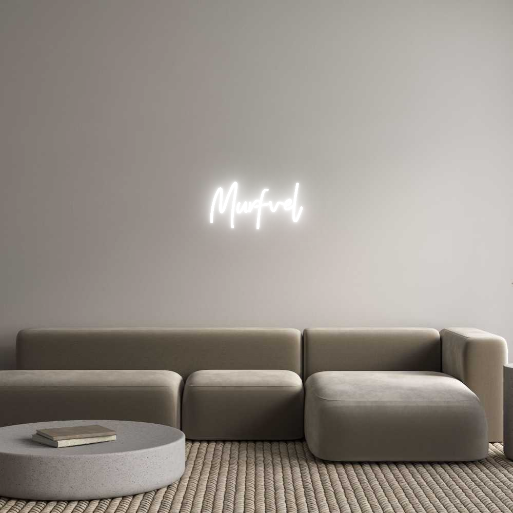 Anpassad neon: Murfvel
