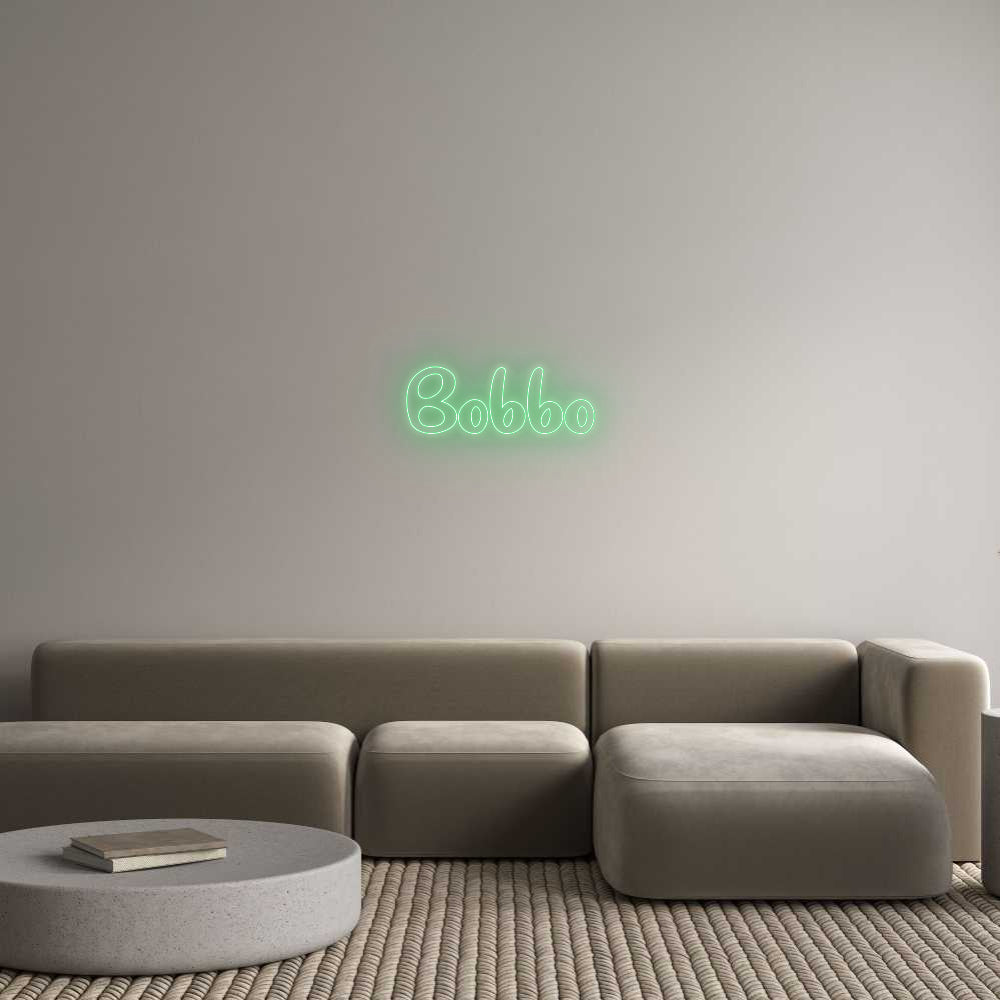 Anpassad neon: Bobbo