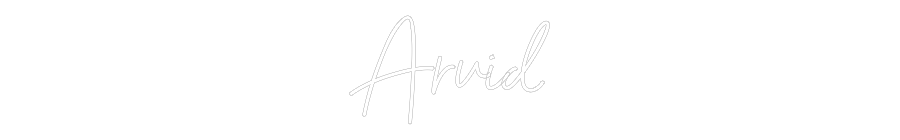 Anpassad neon: Arvid