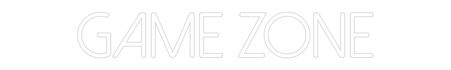Anpassad neon: Game zone