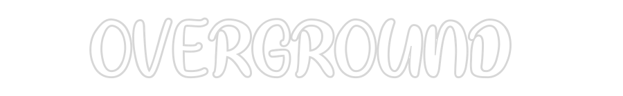 Anpassad neon: OVERGROUND