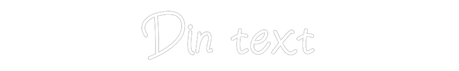 Anpassad neon: Din text