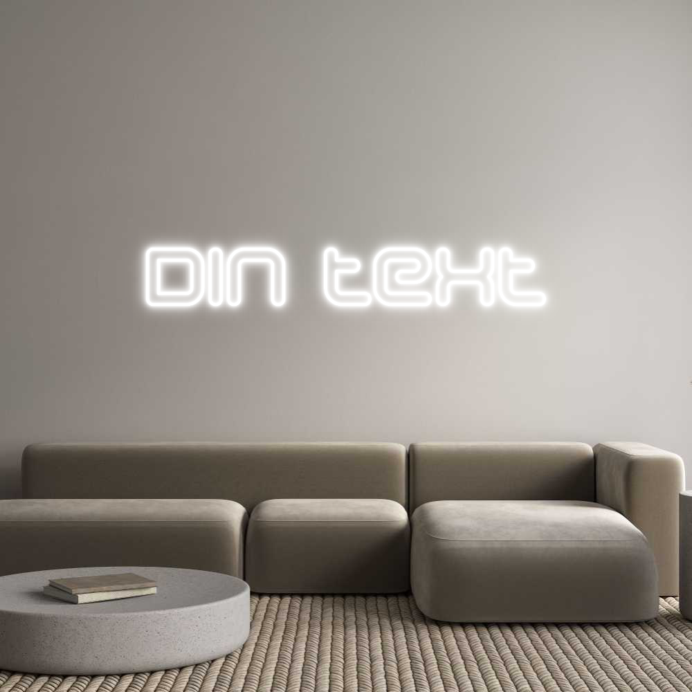 Anpassad neon: Din text