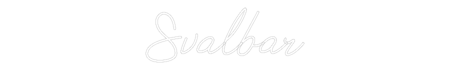 Anpassad neon: Svalbar