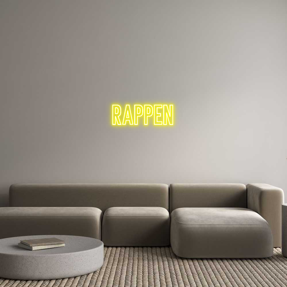 Anpassad neon: Rappen