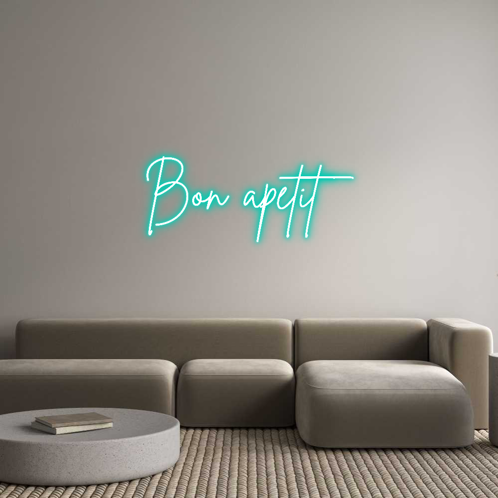 Anpassad neon: Bon apetit