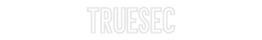 Anpassad neon: TRUESEC