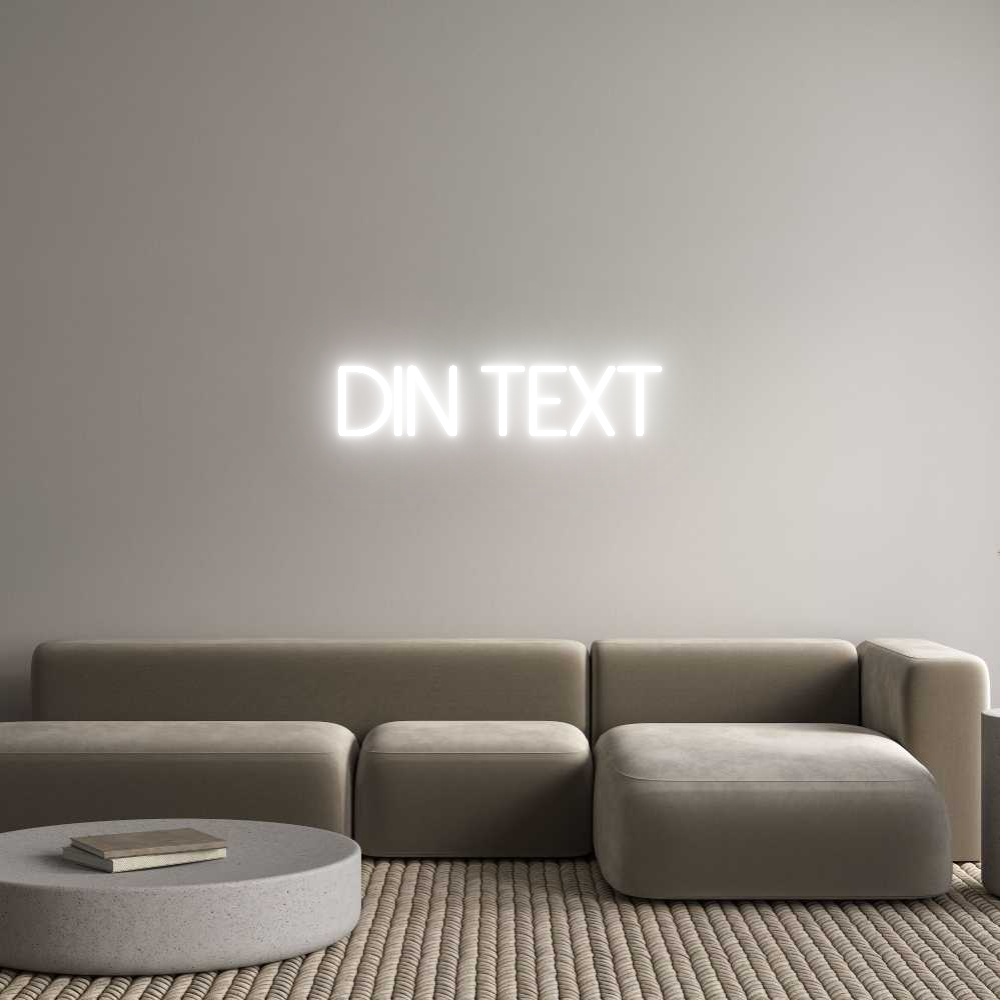Anpassad neon: Din text