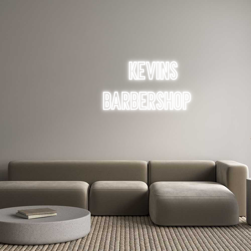 Anpassad neon: Kevi...
