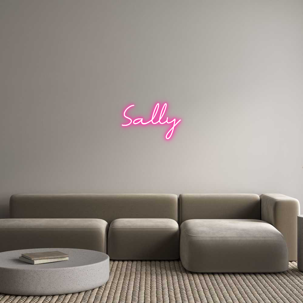 Anpassad neon: Sally