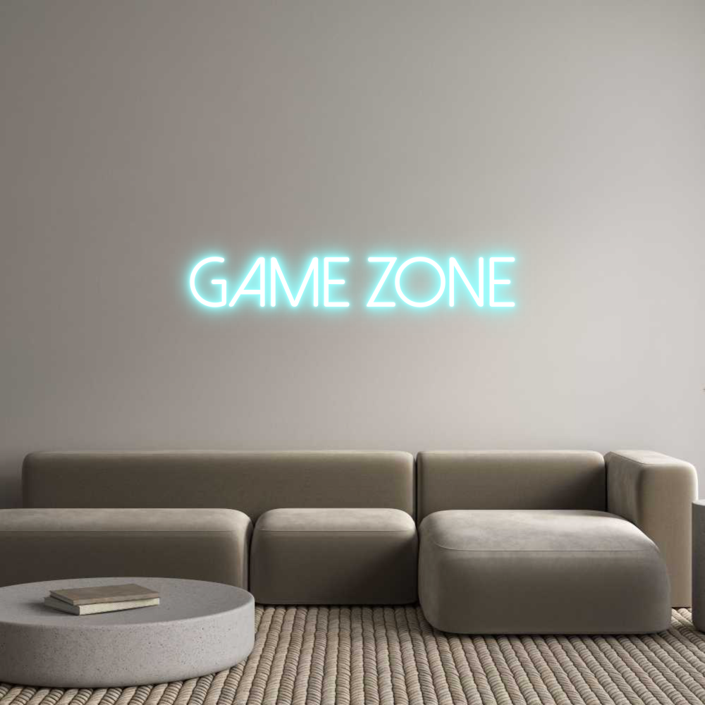 Anpassad neon: Game zone