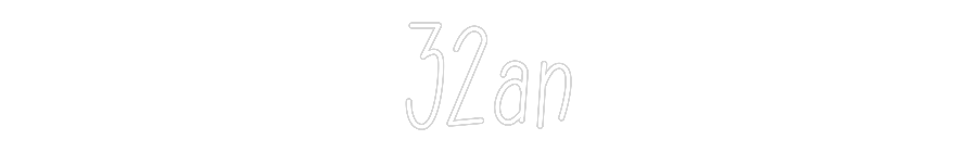 Anpassad neon: 32an