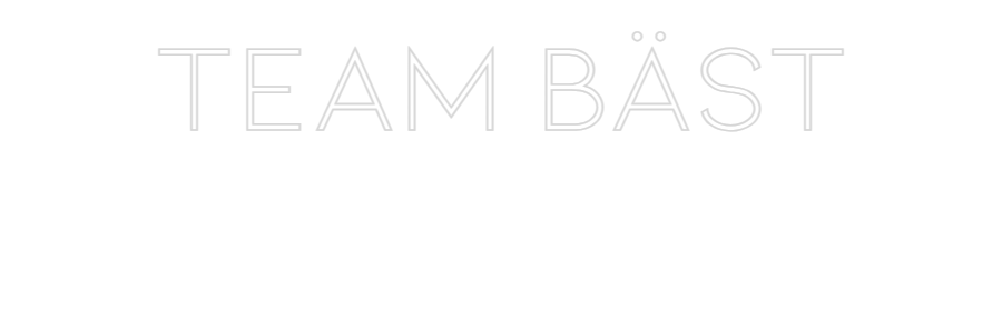 Anpassad neon: team bäst