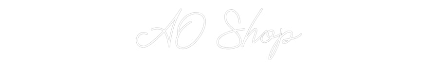 Anpassad neon: AO Shop
