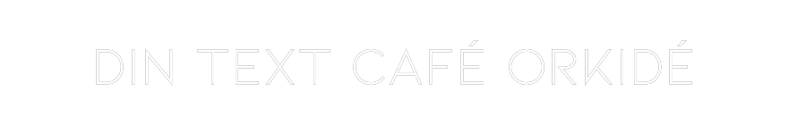 Anpassad neon: Din text café...