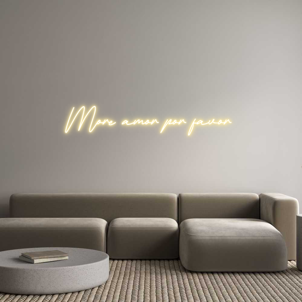 Anpassad neon: More amor por...