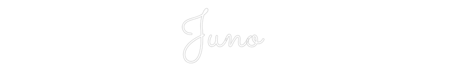 Anpassad neon: Juno
