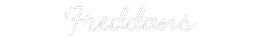 Anpassad neon: Freddans