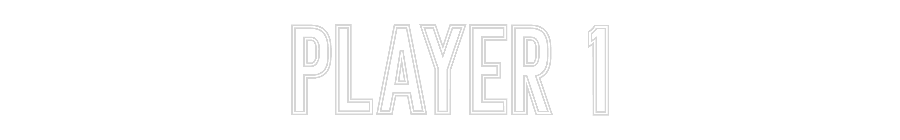 Anpassad neon: Player 1