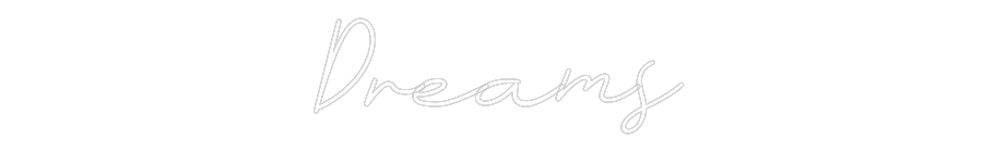 Anpassad neon: Dreams