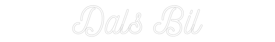 Anpassad neon: Dals Bil